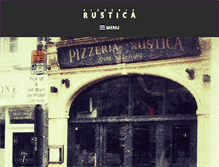 Tablet Screenshot of pizzeriarustica.co.uk